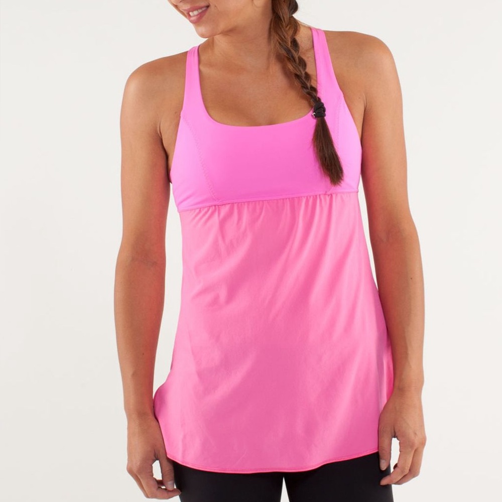 Lululemon Venus Tank Pow Pink Light